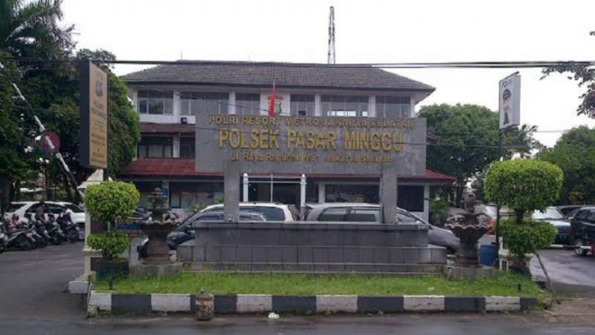 Suasana di Polsektro Pasar Minggu.