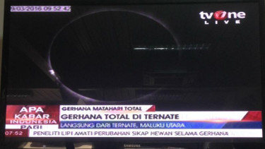 Gerhana matahari total 2016 di Kota Ternate
