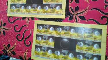 Perangko gerhana matahari total