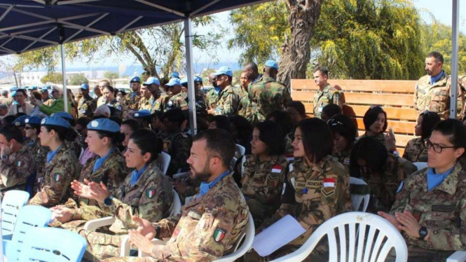 Perwira perempuan TNI ikuti peringatan Hari Wanita Internasiona di Libanon