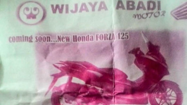Iklan Forza 125 yang disebut bakal dijual di Indonesia.
