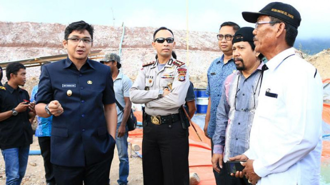Wakil Wali Kota Palu, Sigit Purnomo Said alias Pasha (kiri).