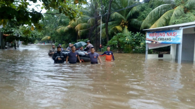 Ilustrasi banjir