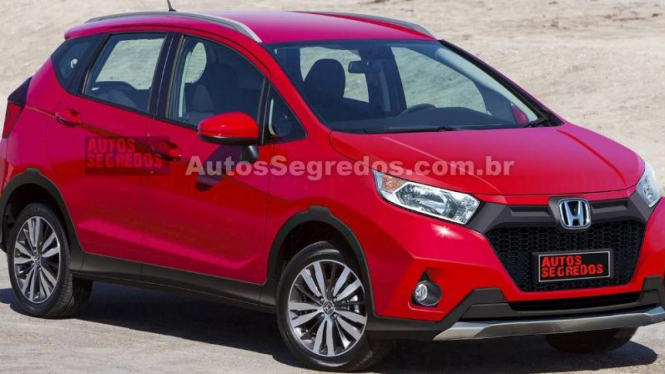 Rendering Honda WR-V.
