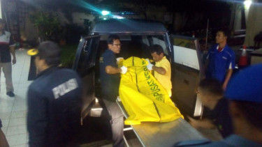 Korban kebakaran di RS Angkatan Laut Mintohardjo.