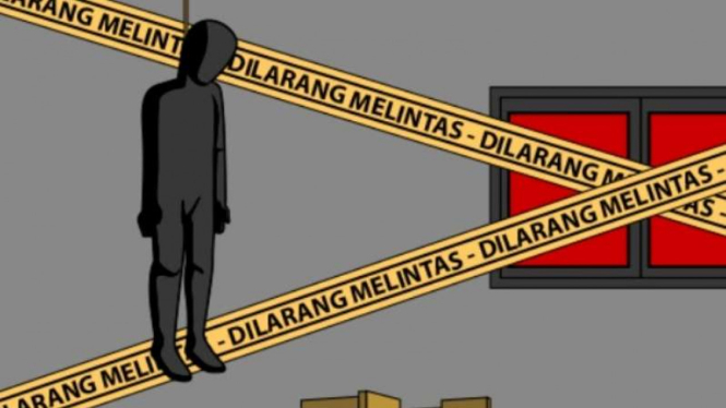 Ilustrasi gantung diri
