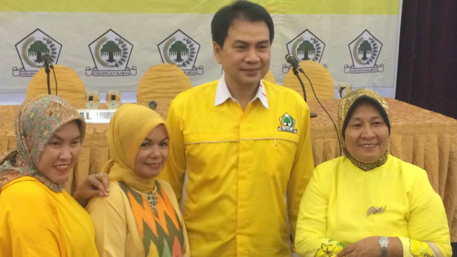 Calon Ketua Umum Partai Golkar, Aziz Syamsuddin.