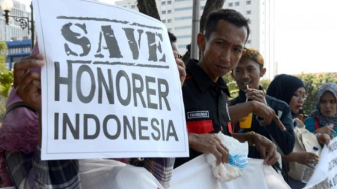 Ilustrasi tenaga honorer.