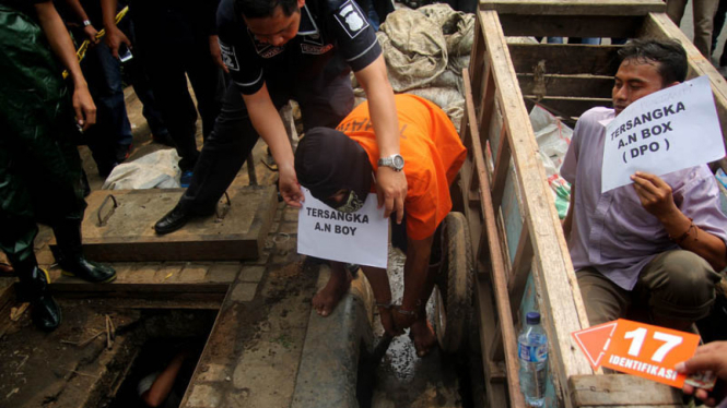 Polda Metro Jaya Gelar Rekontruksi Kabel Gorong-gorong
