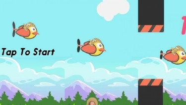 Tangkapan layar game Floppy Garuda