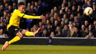 Penyerang Borussia Dortmund, Pierre-Emerick Aubameyang.