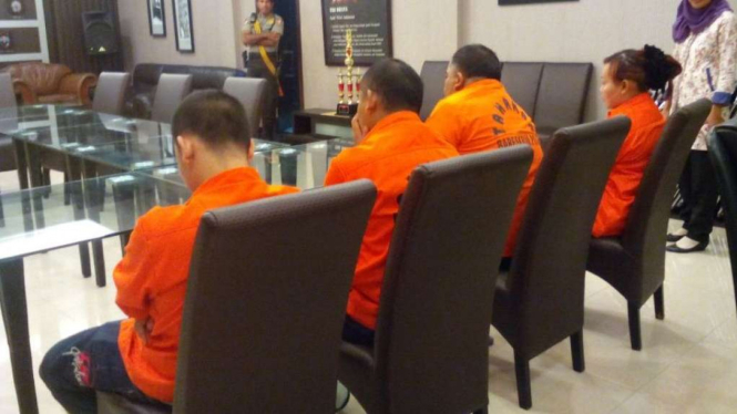 Pelaku TPPO TKI ke Korea Selatan ditangkap Kepolisian (18/3/2016)