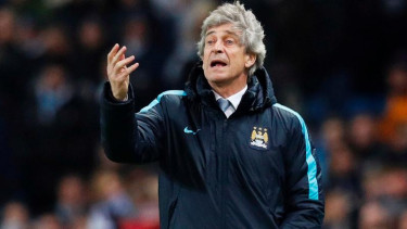 Manajer Manchester City, Manuel Pellegrini.