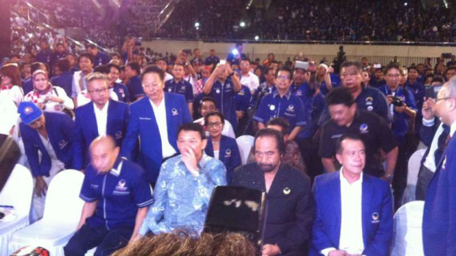 Basuki Tjahaja Purnama saat menghadiri acara Partai Nasdem beberapa waktu silam.