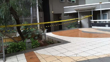 Lokasi jatuhnya Sherlyn di Apartemen Sudirman Park