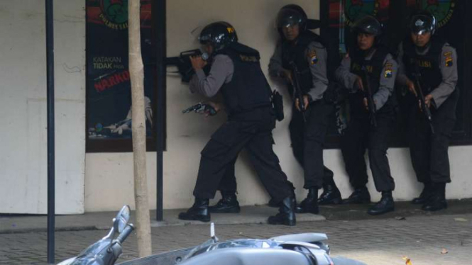 Ilustrasi penyergapan polisi.