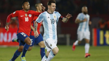 Kapten Timnas Argentina, Lionel Messi.