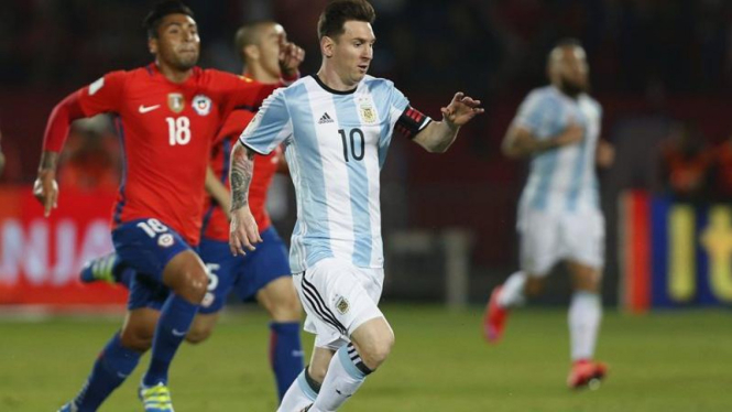 Kapten Timnas Argentina, Lionel Messi.