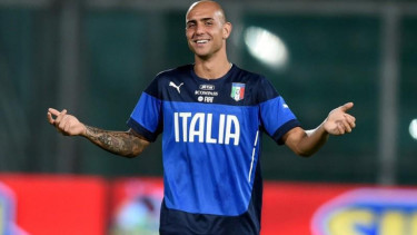 Penyerang Timnas Italia, Simone Zaza.