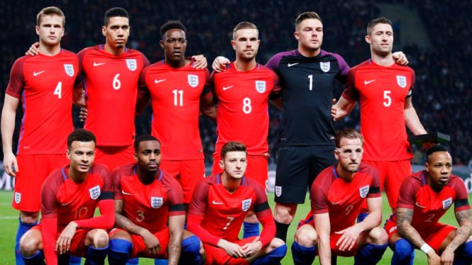 Pemain Timnas Inggris.