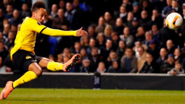 Penyerang Borussia Dortmund, Pierre-Emerick Aubameyang.