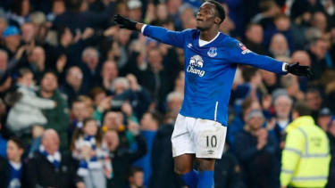Penyerang Everton, Romelu Lukaku..