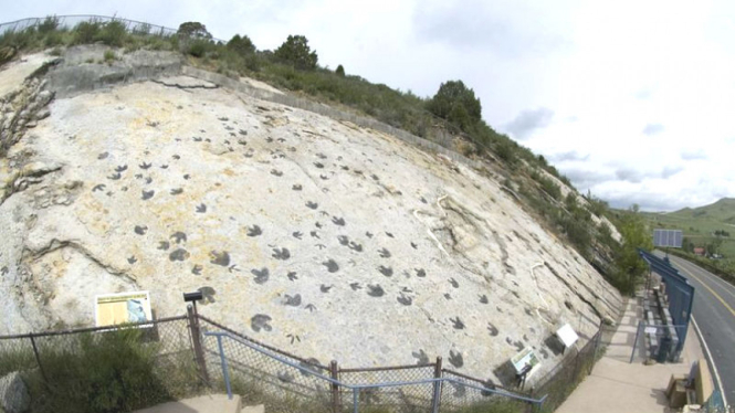 Dinosaur Ridge di Morrison, Colorado.