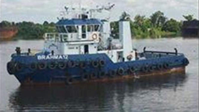 Ilustrasi kapal Tugboat.