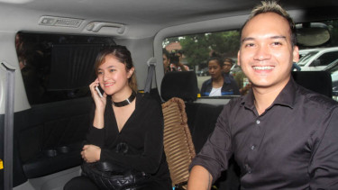 Marshanda dan Egi John saat masih mesra