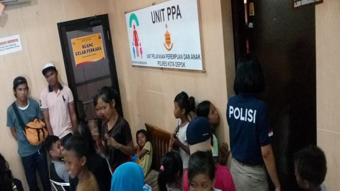 Puluhan bocah dieksploitasi