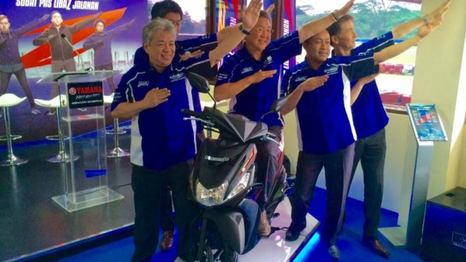 Peluncuran Yamaha Mio Z di Sentul, Bogor, Rabu (31/3/16).