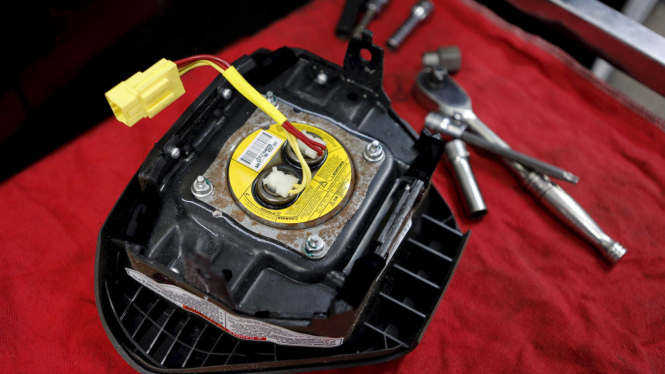 Airbag Takata yang pernah bermasalah, beberapa waktu lalu.