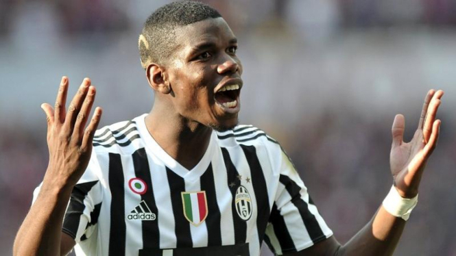 Gelandang Juventus, Paul Pogba.