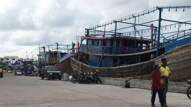 Kawasan nelayan Muara Angke, Jakarta