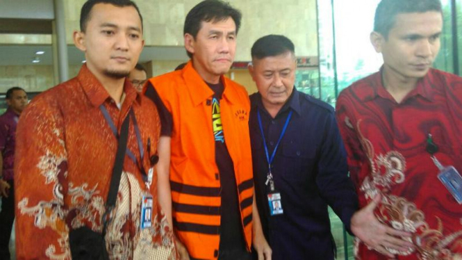 Mantan Presiden Direktur PT Agung Podomoro Land, Ariesman Widjaja, ditetapkan sebagai tersangka oleh KPK.