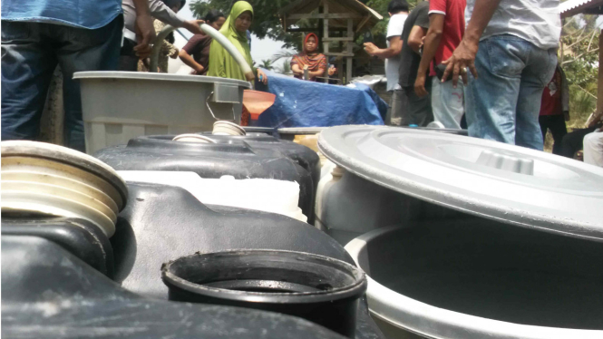 Kekeringan landa tiga kabupaten di Aceh.