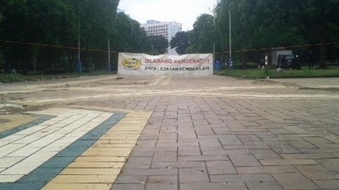Area terlarang di SUGBK jelang final Piala Bhayangkara