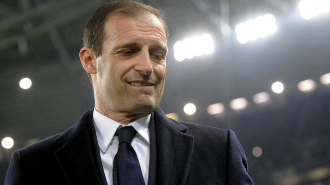 Pelatih Juventus, Massimiliano Allegri.