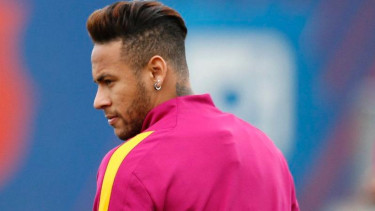 Penyerang Barcelona, Neymar.
