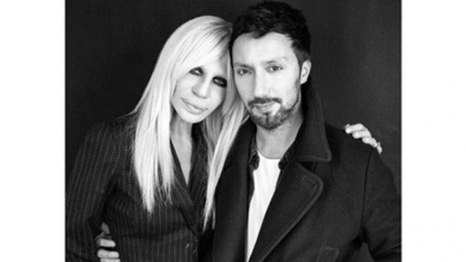 Donatella Versace dan Anthony Vaccarello