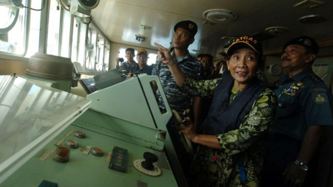 Menteri Kelautan dan Perikanan, Susi Pudjiastuti. 
