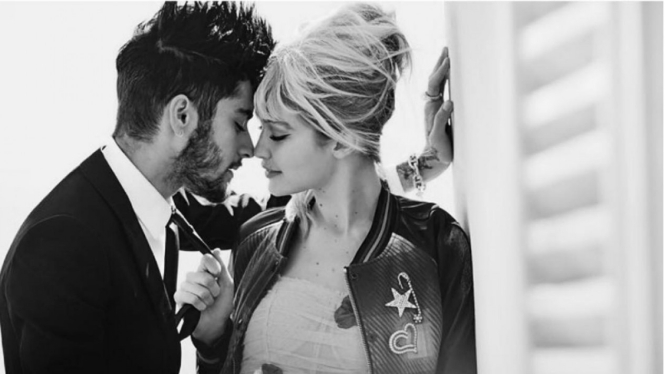 Kemesraan Zayn Malik dan Gigi Hadid