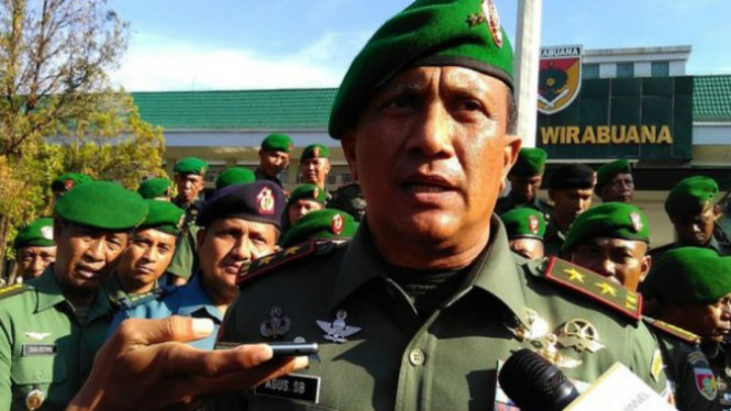 Pangdam Wirabuana Mayjen TNI Agus Surya Bakti