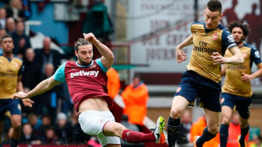 Pertandingan West Ham United vs Arsenal