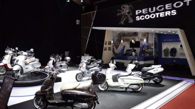 Stan Peugeot Scooters di IIMS 2016.