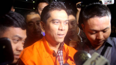 Mohamad Sanusi menjalani pemeriksaan di KPK
