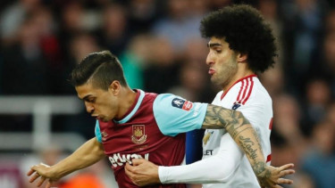 Pertandingan West Ham United vs Manchester United 