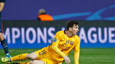 Megabintang Barcelona, Lionel Messi.