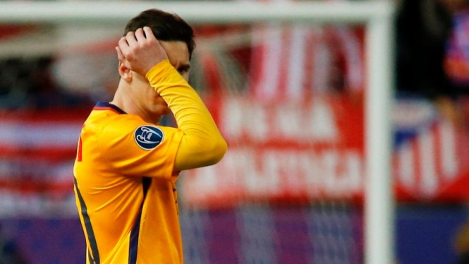 Pemain Barcelona, Lionel Messi.