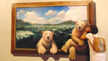 3D trick art